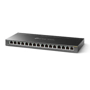 TP-Link TL-SG116E Ohanterad L2 Gigabit Ethernet (10/100/1000) Svart