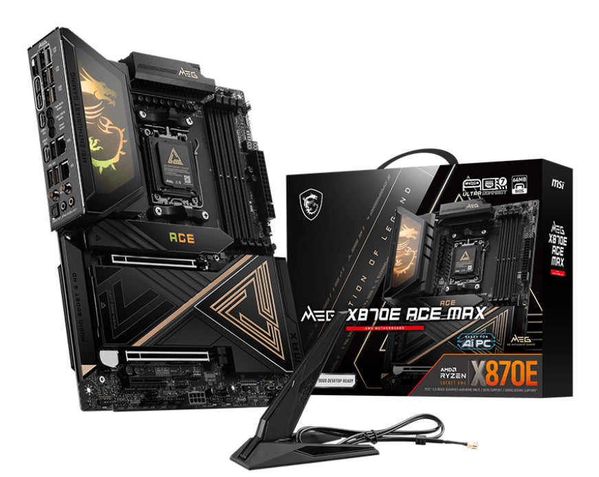 MSI MEG X870E ACE MAX moderkort AMD X870E AM5-sockel ATX
