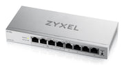 Zyxel GS1200-8HPV3 hanterad L2 Gigabit Ethernet (10/100/1000) Strömförsörjning via