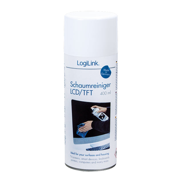 LogiLink RP0012 kit för produktrengöring Metall / Plast Spray för rengöring av utrustning 400 ml