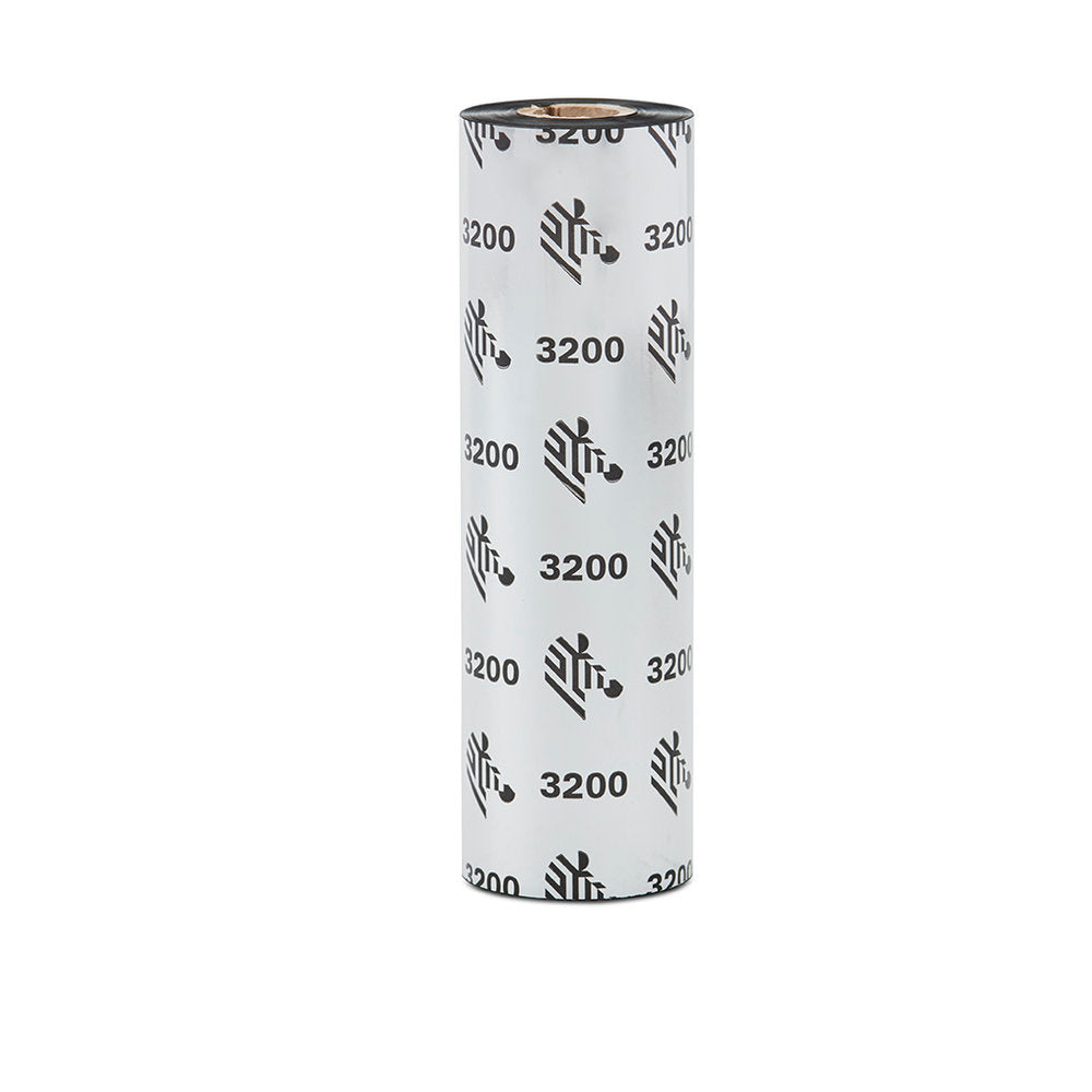 Zebra 3200 Wax/Resin värmeband 74 m Svart