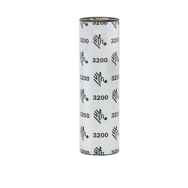 Zebra 3200 Wax/Resin värmeband 74 m Svart