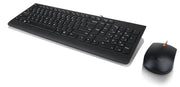 Lenovo 300 USB Combo tangentbord Mus inkluderad Hem QWERTZ tyska Svart