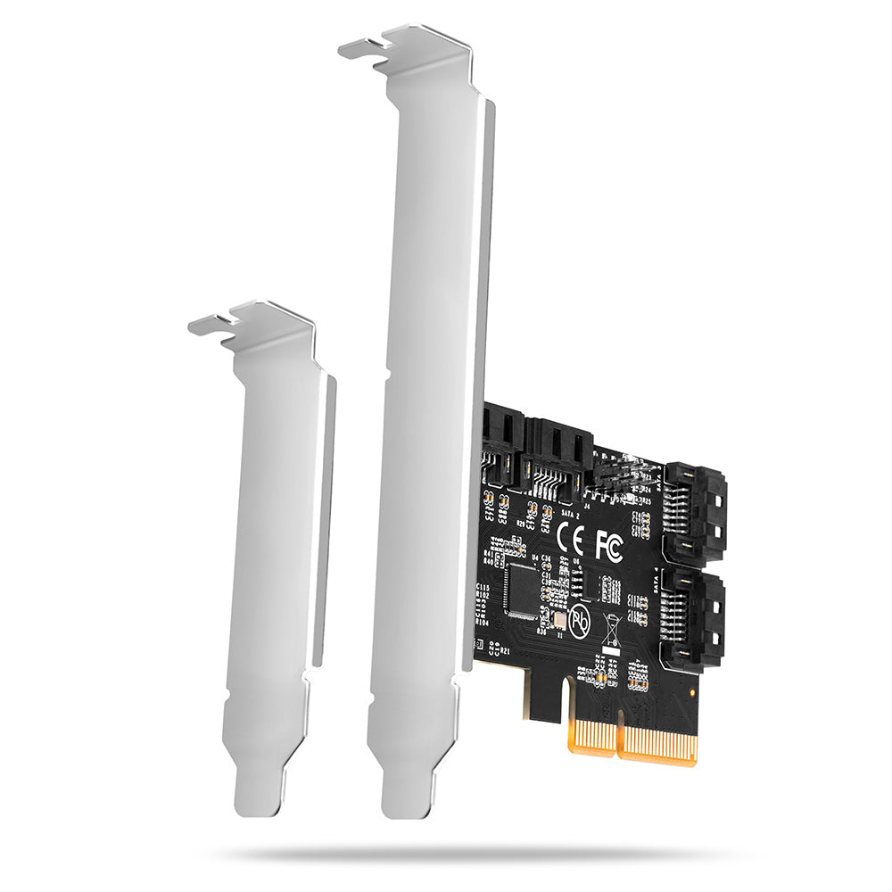 Axagon PCES-SA4X4 nätverkskort/adapters Intern SATA