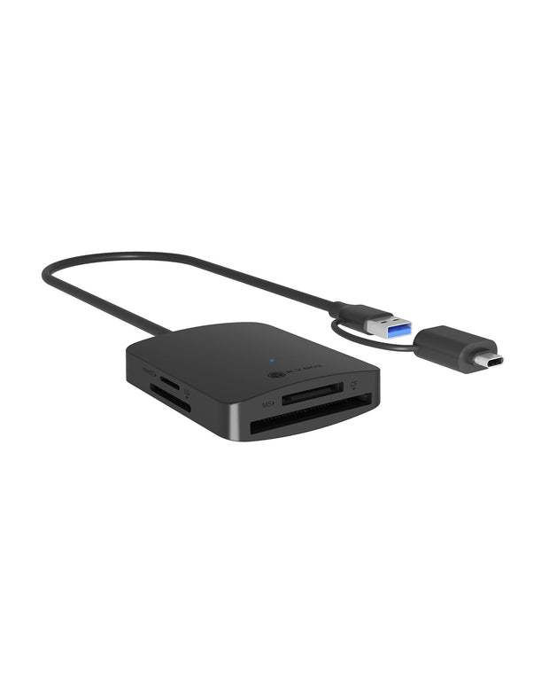 ICY BOX IB-CR302-CU3 kortläsare USB 3.2 Gen 1 (3.1 Gen 1) Type-A Svart
