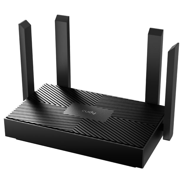 Cudy WR1500 trådlös router Gigabit Ethernet Dual-band (2,4 GHz / 5 GHz) Svart
