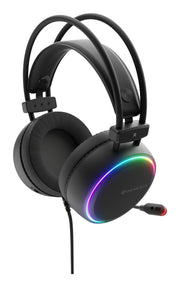 GENESIS NSG-2307 hörlur och headset Kabel Huvudband Spela USB Type-A Svart