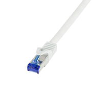 LogiLink C6A021S nätverkskablar Vit 0,5 m Cat6a S/FTP (S-STP)