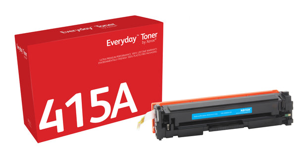 Everyday Cyan Toner by Xerox compatible with HP 415A (W2031A)