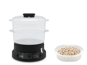 Tefal Minicompact VC139810 ångkokare 2 korgar Fristående 800 W Svart