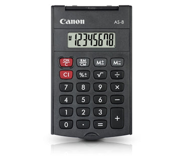 Canon AS-8 miniräknare Ficka Display Grå