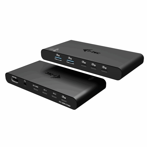 i-tec C31KVMHDMIDOCKPD dockningsstationer för bärbara datorer Kabel USB 3.2 Gen 1 (3.1 Gen 1) Type-C Svart