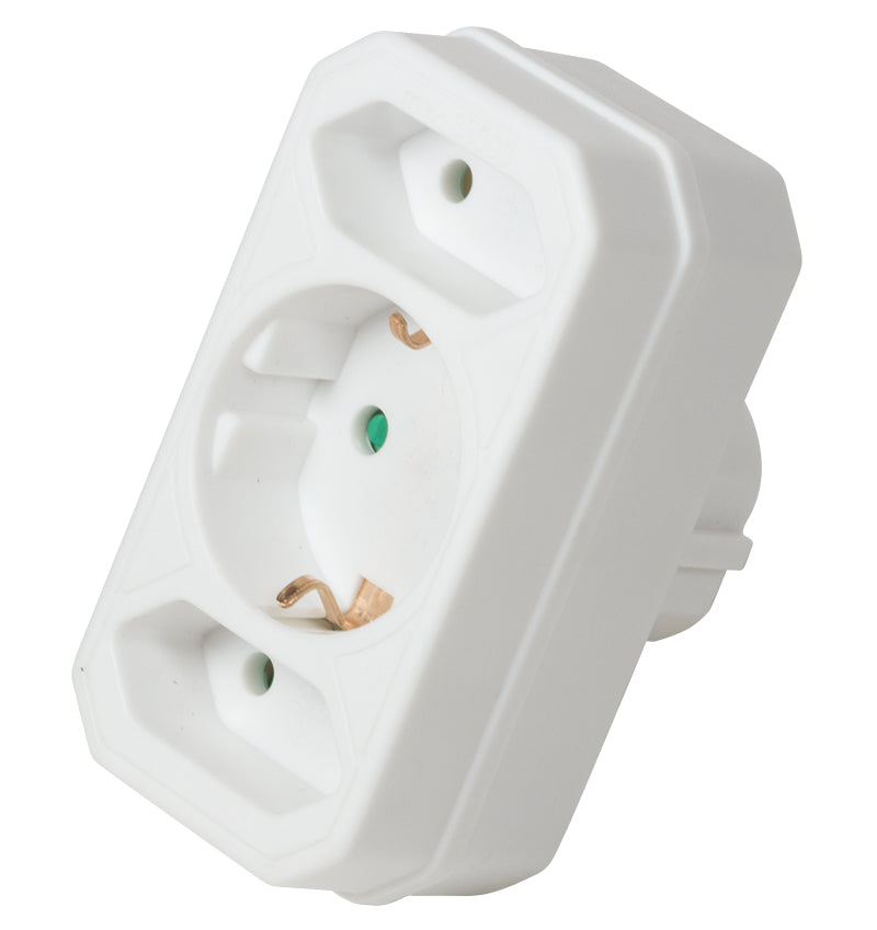 LogiLink LPS221 reseadaptrar Typ F Typ C (Europlug) + typ F Vit