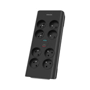 Philips SPN7080BA/60 överspänningsskydd Svart 8 AC-utgångar 2 m