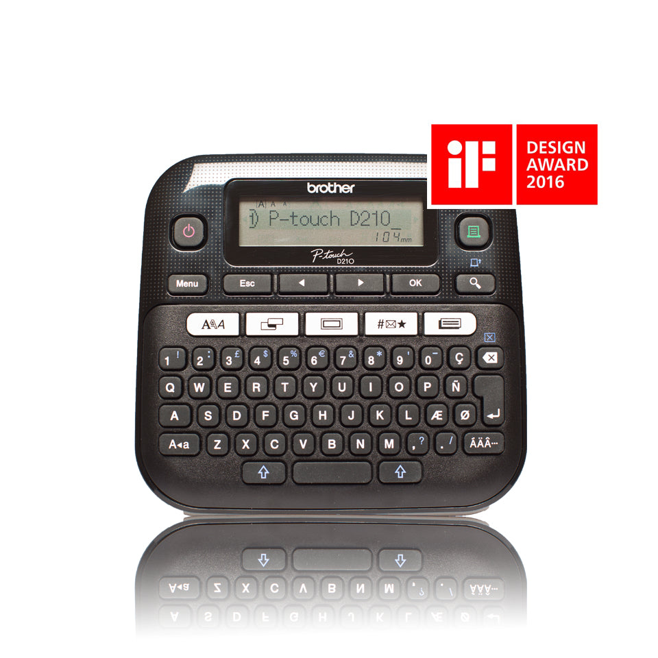 Brother PT-D210 etikettskrivare Termal transfer 180 x 180 DPI 20 mm/sek QWERTY