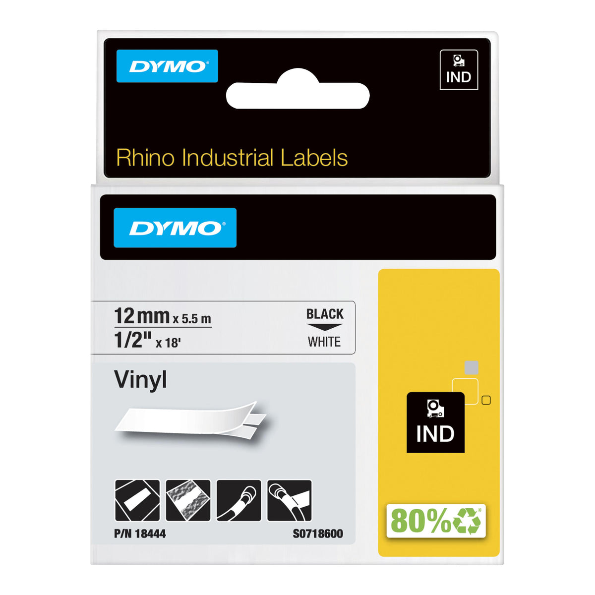 DYMO Industriella Rhino-vinyletiketter