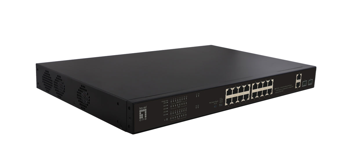 LevelOne FGP-2031 nätverksswitchar Ohanterad Fast Ethernet (10/100) Strömförsörjning via Ethernet (PoE) stöd