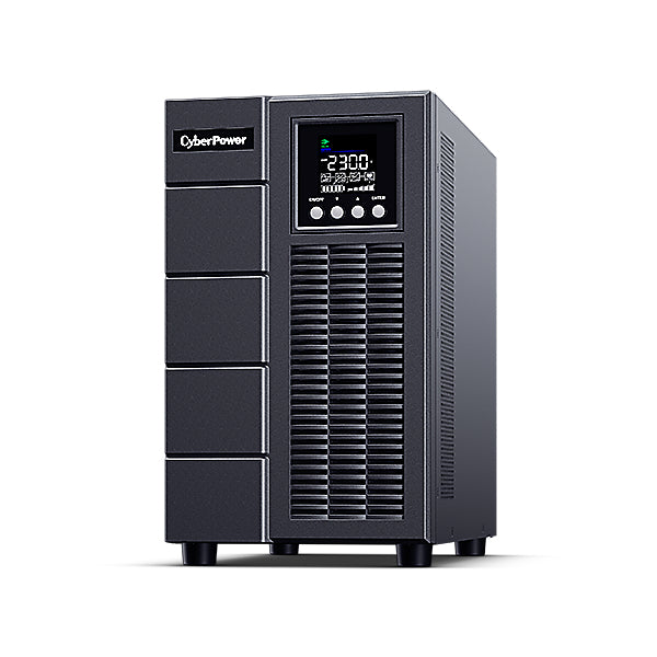 CyberPower OLS3000EA-DE strömskydd (UPS) Dubbelkonvertering (Online) 3 kVA 2700 W 7
