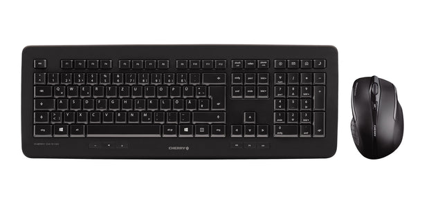 CHERRY DW 5100 tangentbord Mus inkluderad Universal RF Trådlös AZERTY Belgiskt Svart