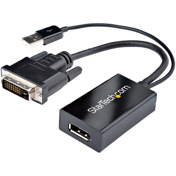 StarTech.com DVI till DisplayPort-adapter med USB-ström