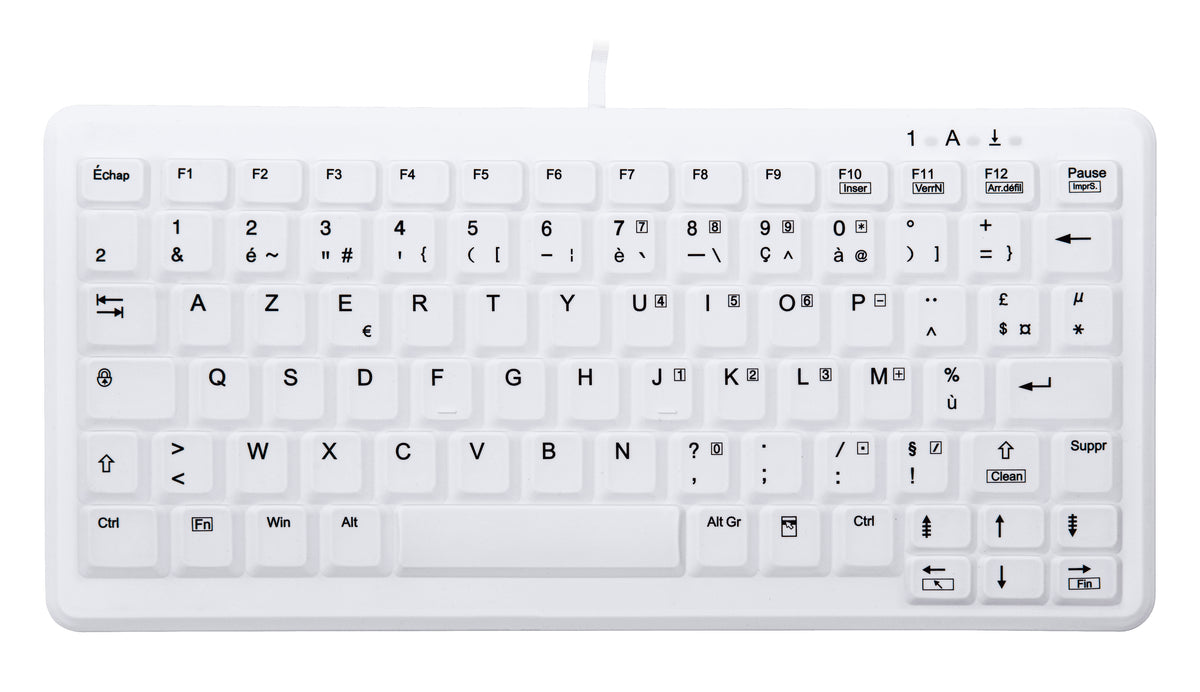 Contour Design Active Key AK-C4110 tangentbord Medical USB AZERTY Fransk Vit
