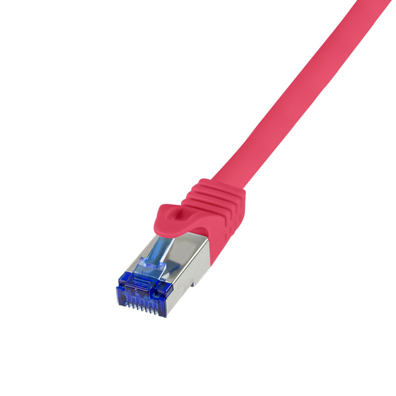 LogiLink C6A024S nätverkskablar Röd 0,5 m Cat6a S/FTP (S-STP)
