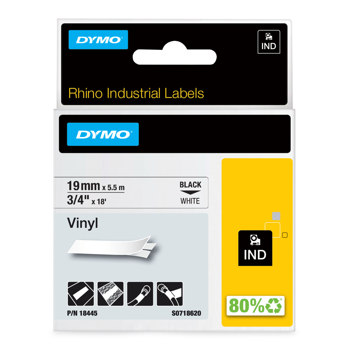 DYMO Industriella Rhino-vinyletiketter
