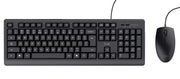 Trust TKM-250 tangentbord Mus inkluderad Kontor USB QWERTZ tyska Svart