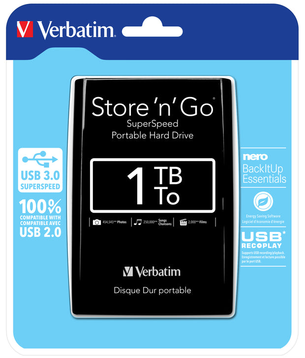 Verbatim VB-25U3-01T01 - 1 TB
