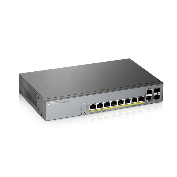 Zyxel GS1350-12HP-EU0101F nätverksswitchar hanterad L2 Gigabit Ethernet