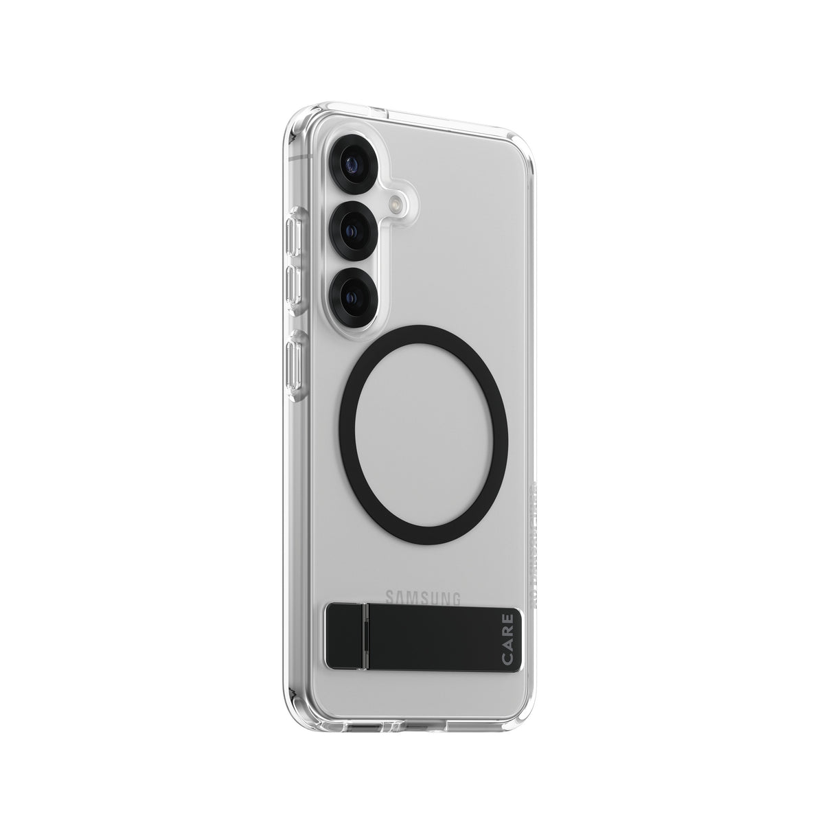 PanzerGlass CARE by Kickstand Case Transparent w. Qi Samsung Galaxy S25
