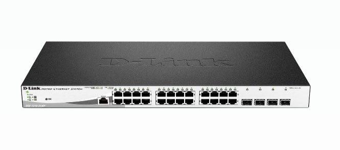 D-Link DGS-1210-28MP/E nätverksswitchar hanterad L2 Gigabit Ethernet (10/100/1000)
