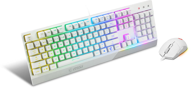 MSI S11-04DE305-CLA tangentbord Mus inkluderad Spela USB QWERTZ tyska Vit