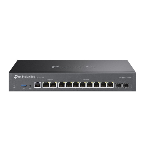 TP-Link Omada ER7412-M2 kabelansluten router 2.5 Gigabit Ethernet