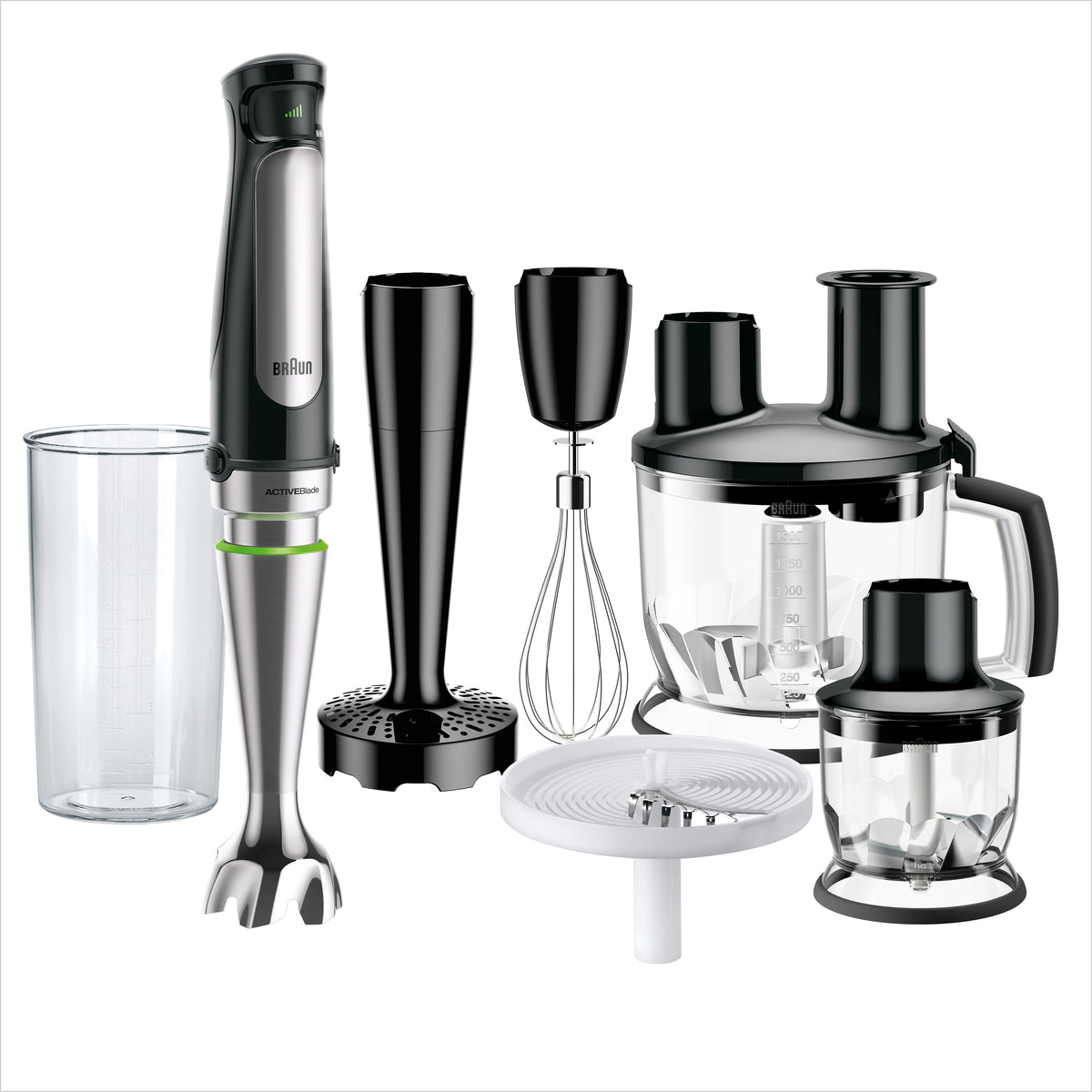 Braun MQ 7087X 1,2 l Stavmixer 1000 W Svart