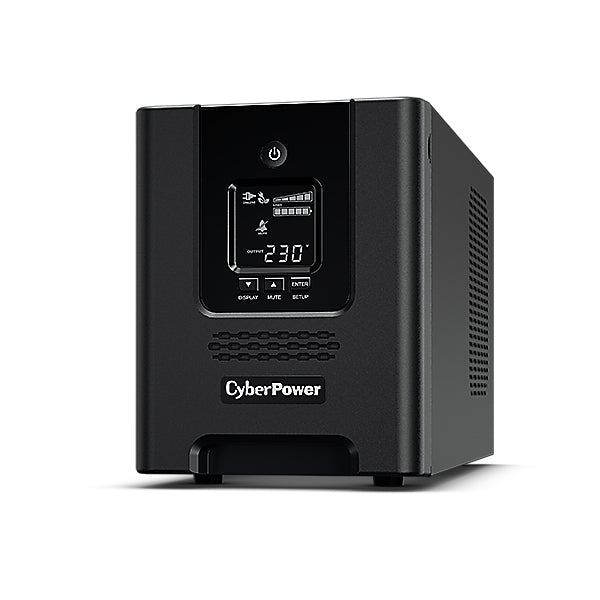 CyberPower PR3000ELCDSXL strömskydd (UPS) Linjeinteraktiv 3 kVA 2700 W 9 AC-utgångar