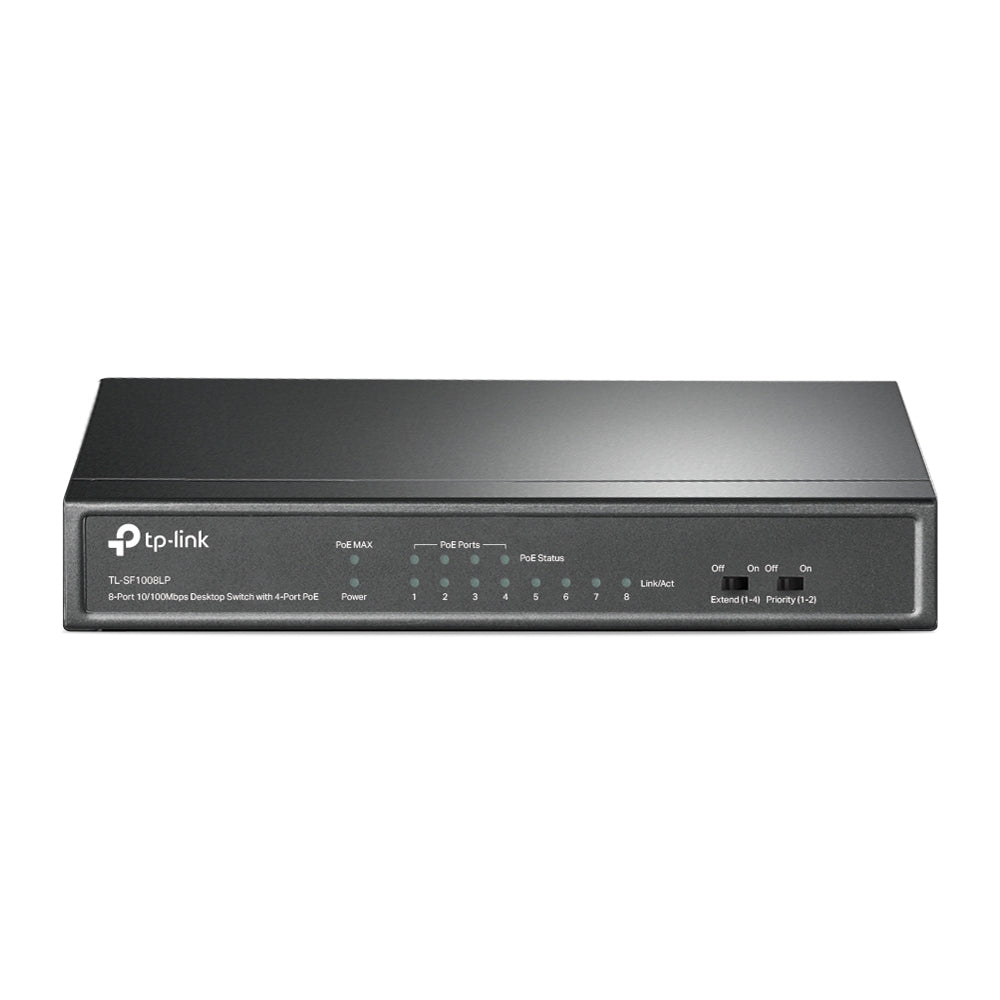 TP-Link TL-SF1008LP nätverksswitchar Ohanterad Fast Ethernet (10/100)
