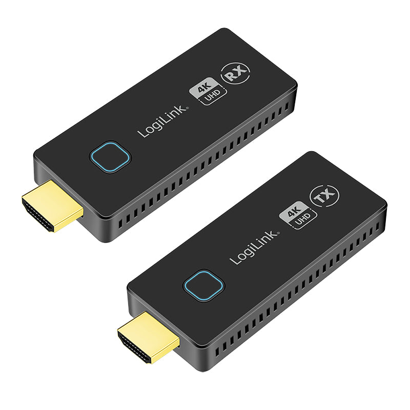 LogiLink HDW0102 AV-förlängare Sändare och mottagare för AV-utrustning Svart