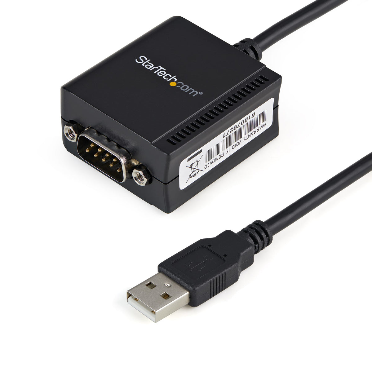 StarTech.com FTDI USB till seriell RS232-kabeladapter med 1 port och COM-retention