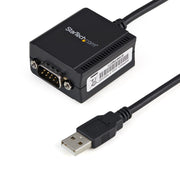 StarTech.com FTDI USB till seriell RS232-kabeladapter med 1 port och COM-retention