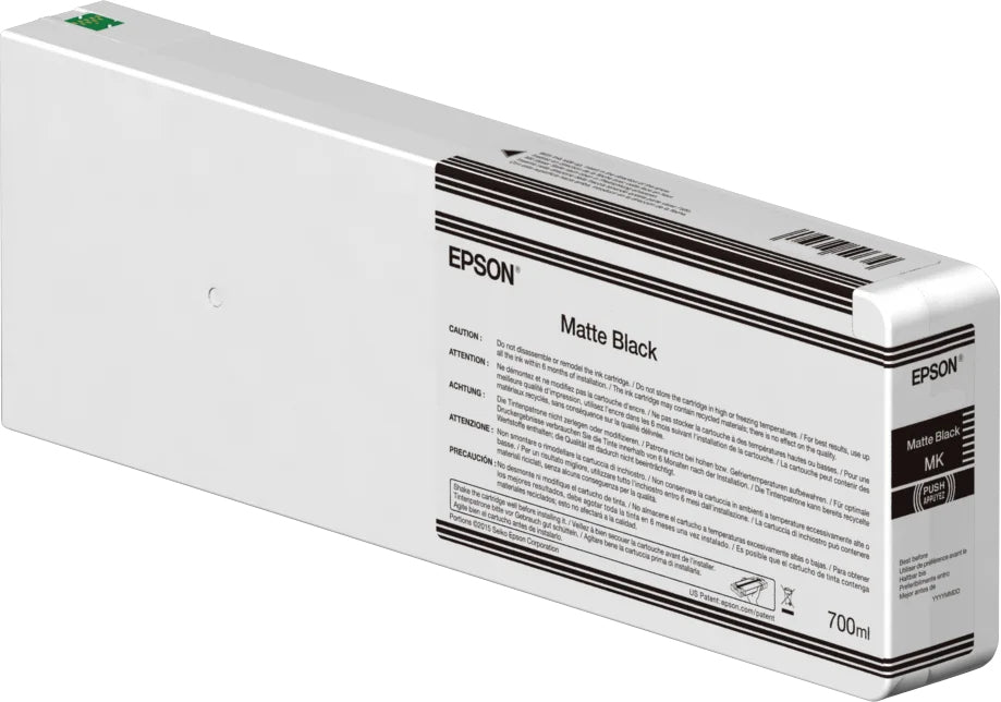 Epson Singlepack Matte Black T55K80N UltraChrome HDX/HD 700ml