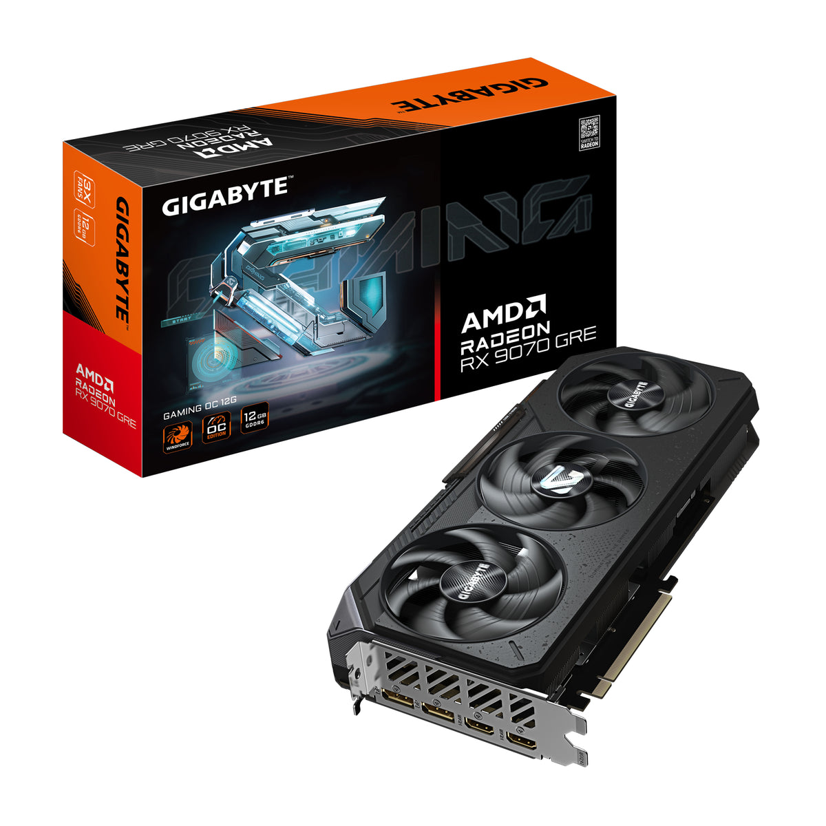 GIGABYTE Radeon RX 9070 GRE GAMING OC 12G AMD