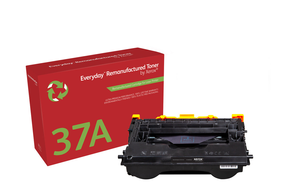 Everyday Mono Remanufactured Toner by Xerox compatible with HP 37A (CF237A)