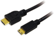 LogiLink CH0021 HDMI-kabel 1 m HDMI Typ A (standard) HDMI Type C (Mini) Svart