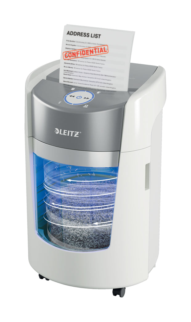 Leitz IQ OptiMax Small Office 350 Dokumentförstörare P5 22L