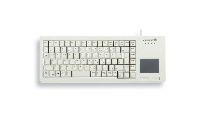 CHERRY XS Touchpad tangentbord Universal USB QWERTZ tyska Grå