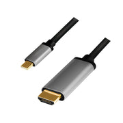 LogiLink CUA0101 kabelomvandlare (hane/hona) USB 3.2 Gen1 Type-C HDMI-A Svart
