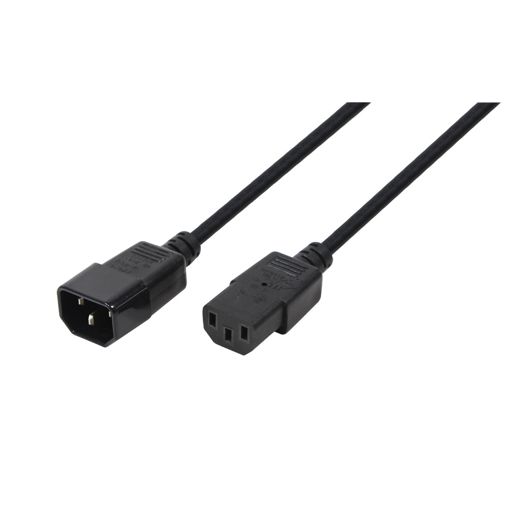 LogiLink CP091 strömkablar Svart 1,8 m C14 coupler C13 coupler