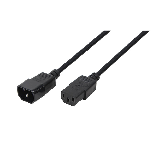 LogiLink CP091 strömkablar Svart 1,8 m C14 coupler C13 coupler
