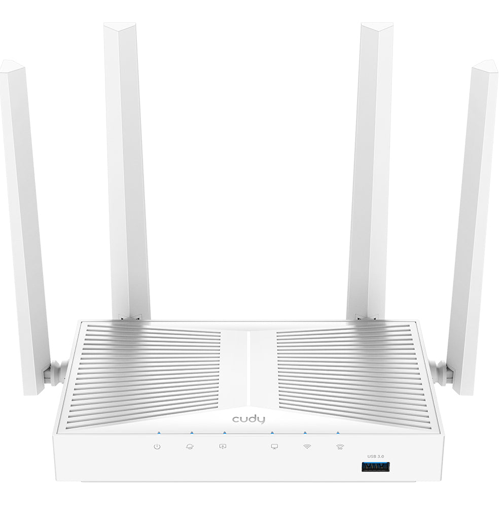 Cudy WR1300S trådlös router Gigabit Ethernet Dual-band (2,4 GHz / 5 GHz) Vit